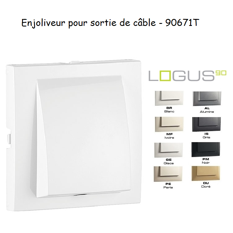 Enjoliveur pour Rosette / Sortie de câble - LOGUS90