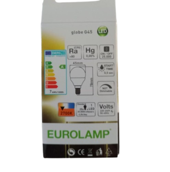 Ampoule LED G45 E14 - 7W - 2700 kelvin