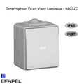 Interrupteur Va-et-Vient Lumineux IP65