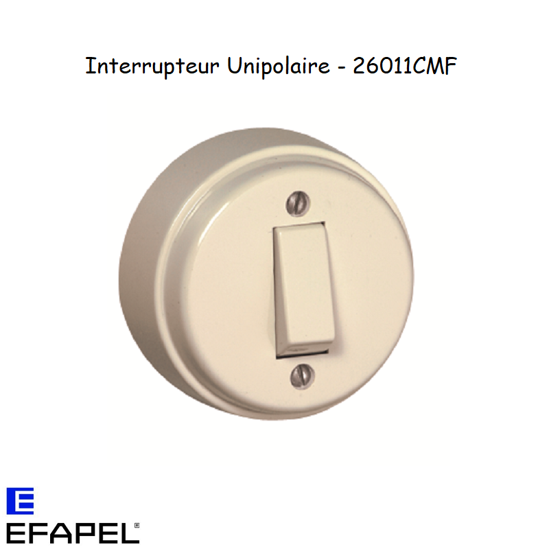 Interrupteur Unipolaire Vintage