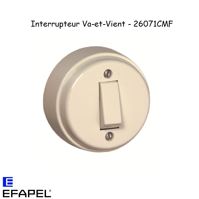 Interrupteur Va-et-Vient Vintage