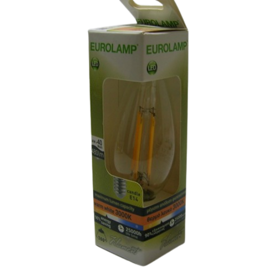 Ampoule LED Filament Flamme E14 - 4W