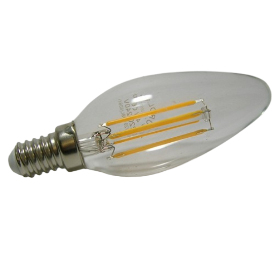 Ampoule LED Filament Flamme E14 - 4W