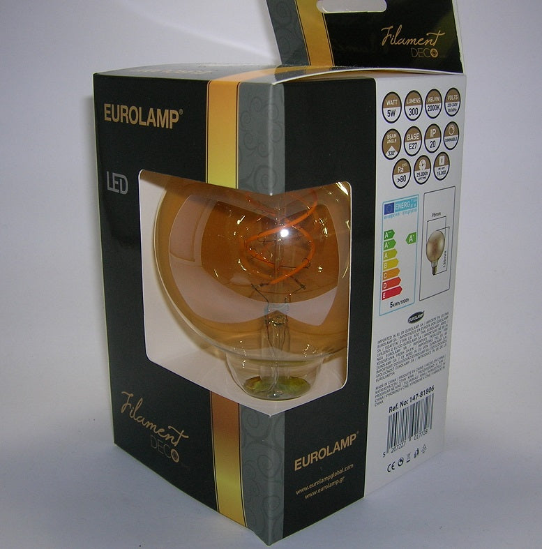 Ampoule LED Filament Déco G95 Gold 5W Gradable