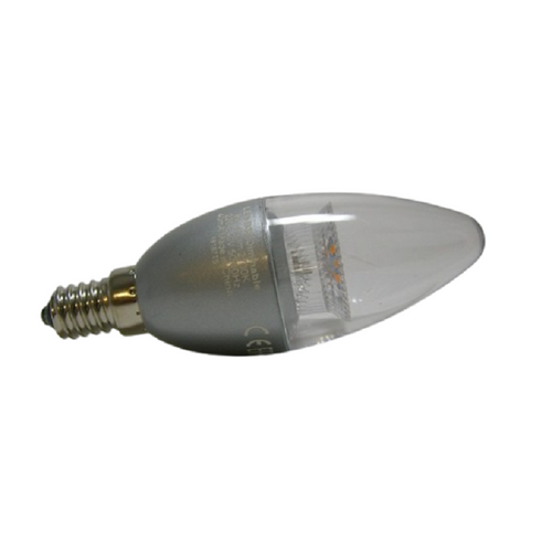 Ampoule LED Flamme EnergySmart E14 6W Gradable Transparente