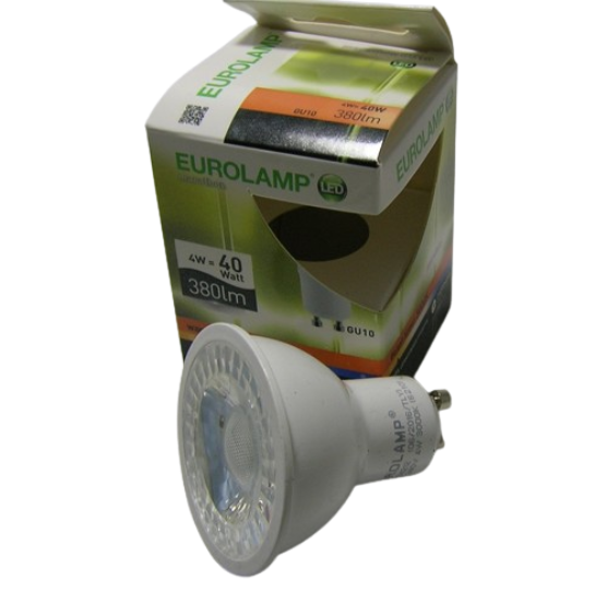 Ampoule LED GU10 4W Transparent - 3000 kelvin