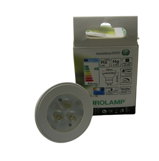 Ampoule LED GU10 4W Transparent - 6500 kelvin