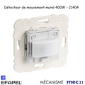 Mécanisme de Détecteur de Mouvement - Installation Murale 400W