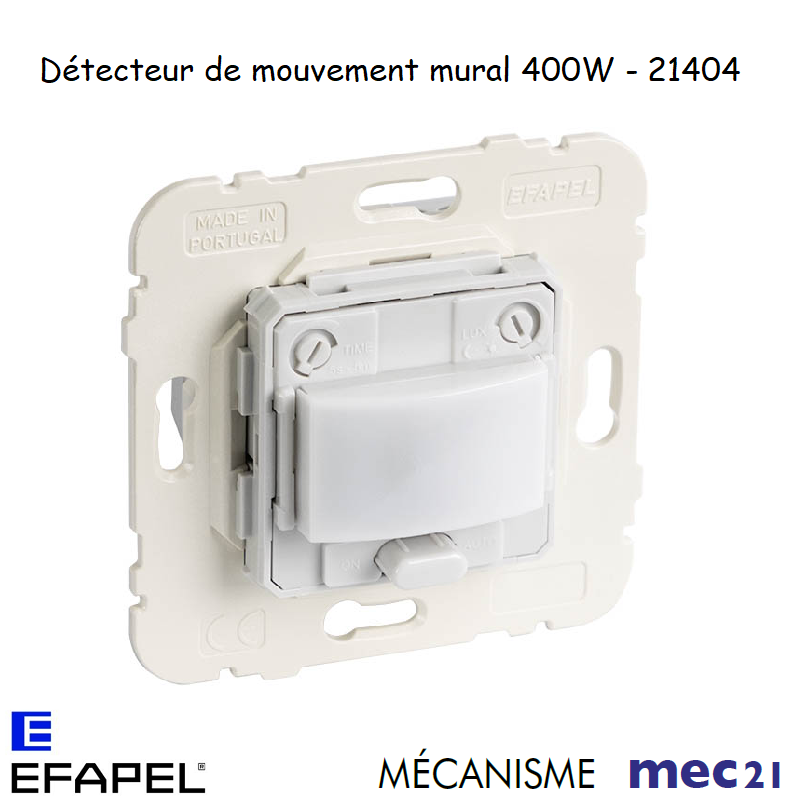 Mécanisme de Détecteur de Mouvement - Installation Murale 400W