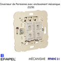 Mécanisme Inverseur de Persienne avec Enclavement Mécanique