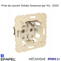 Mécanisme de Prise de Courant Schuko Connexion par Vis
