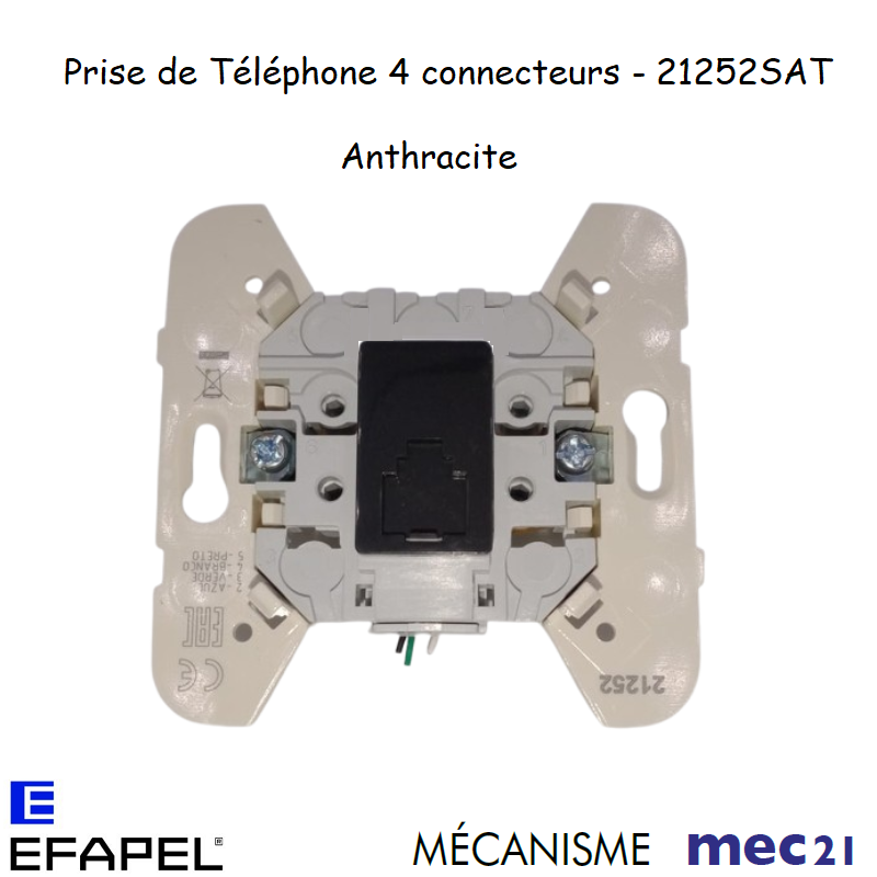 Mécanisme de Prise de téléphone RJ11
