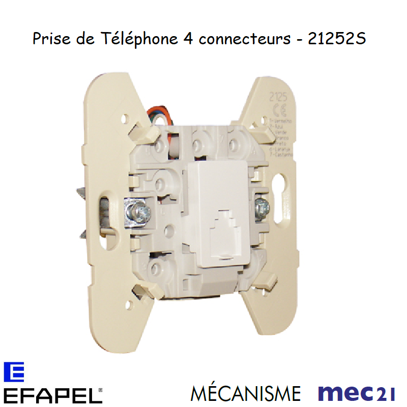 Mécanisme de Prise de téléphone RJ11