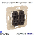 Mécanisme Interrupteur Double Unipolaire Témoin