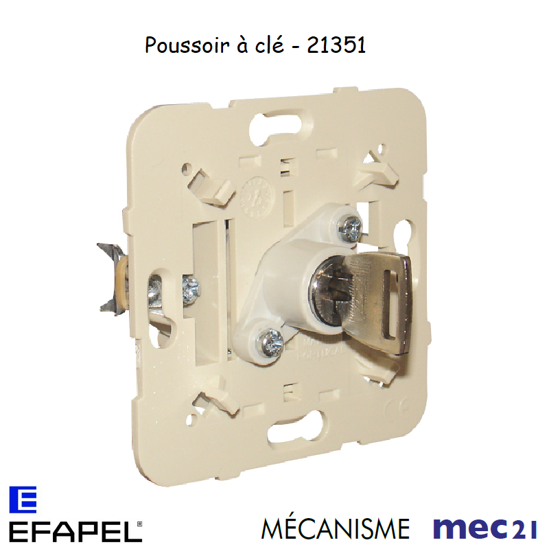 Mécanisme de Poussoir à Clé