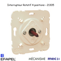 Mécanisme d'Interrupteur Rotatif de 4 positions