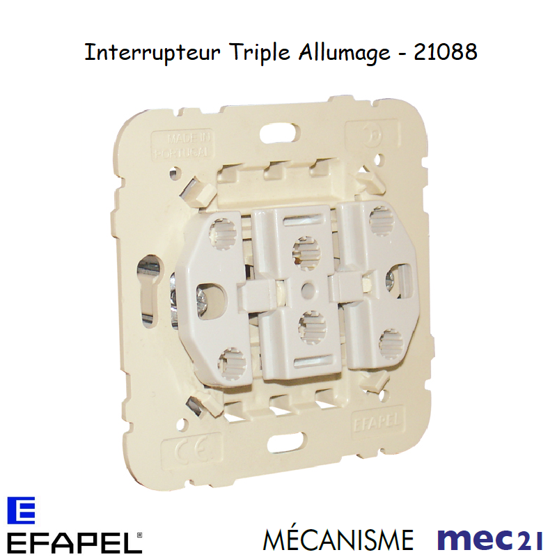 Mécanisme Interrupteur Triple