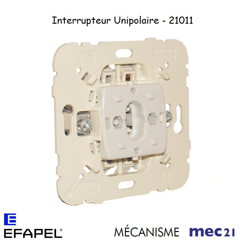 Mécanisme Interrupteur Unipolaire