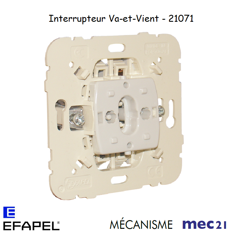 Mécanisme Interrupteur Va-et-Vient 10AX