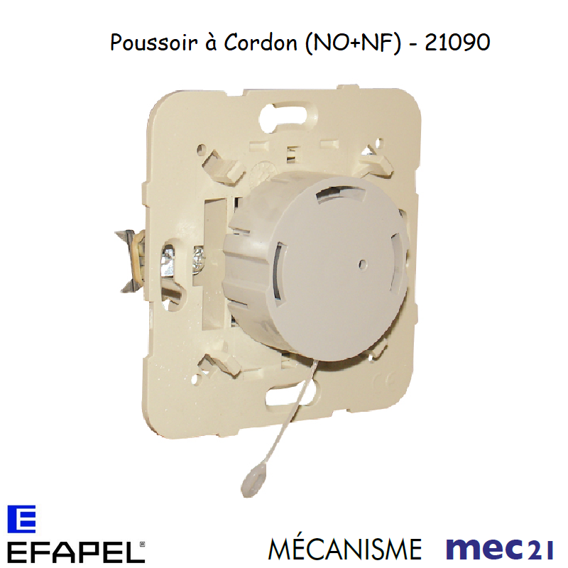 Mécanisme de Poussoir à Cordon (NO+NF)