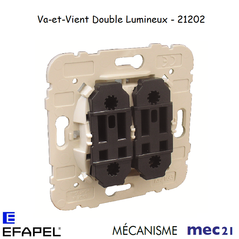 Mécanisme Va-et-Vient Double Lumineux