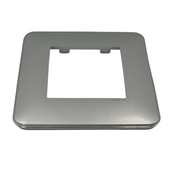 Plaque LATINA CROMA Matrice Européenne - ALUMINE / CHROME