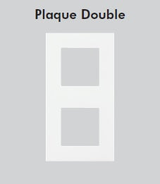 Plaque QUADRA Blanche