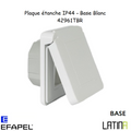 Plaque étanche IP44 LATINA - BLANC