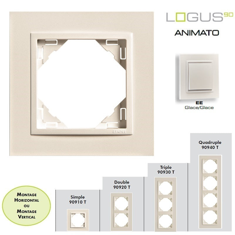 Plaque Animato Perle/Perle LOGUS90