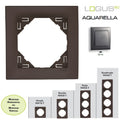 Plaque Aquarella Gris LOGUS90