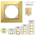 Plaque LOGUS90 METALLO - Or/Doré