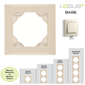 Plaque Base Ivoire LOGUS90