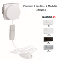 Poussoir à cordon (NO+NF) - 2 Modules MEC Q45