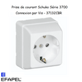 Prise de courant Schuko en saillie avec Protection - Série 3700