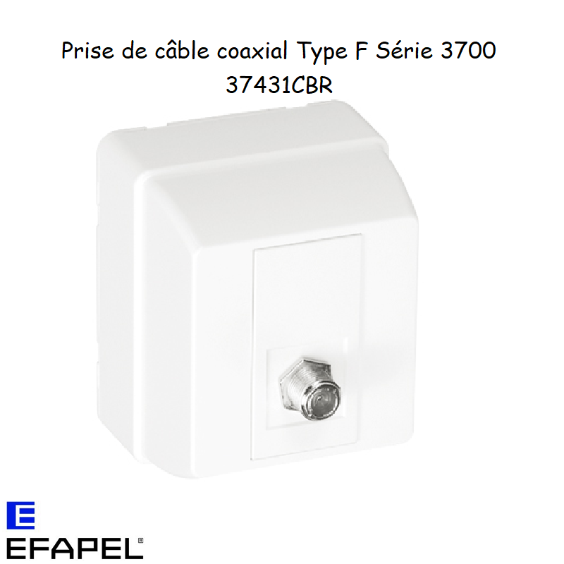 Prise de Câble Coaxial Type F En saillie