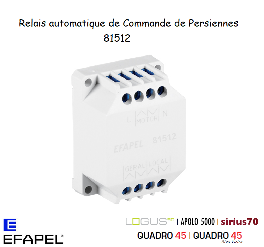 Relais Automatique de Commande de Persiennes