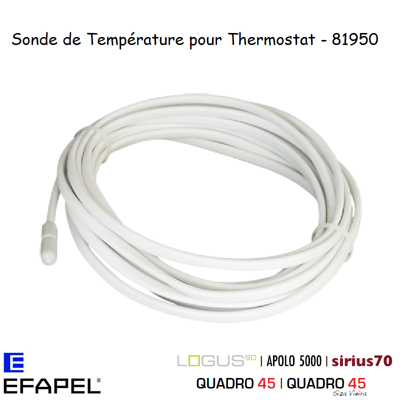 Sonde de Température pour Thermostat et Chronothermostat