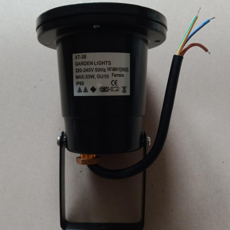 Spot extérieur à fixer GU10 - IP65 - Noir