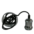 Suspension luminaire métallique Douille E27 - NICKEL