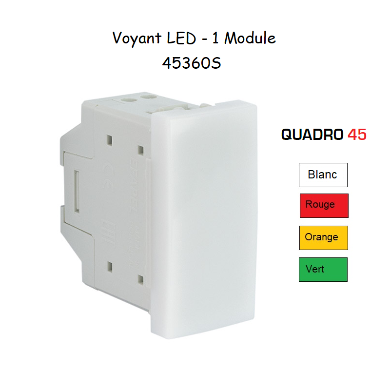 Voyant LED - 1 module MEC Q45