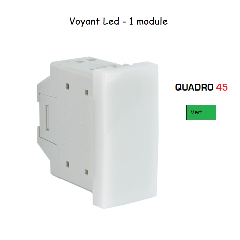 Voyant LED - 1 module MEC Q45
