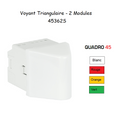 Voyant de Balisage Triangulaire - 2 Modules Quadro 45