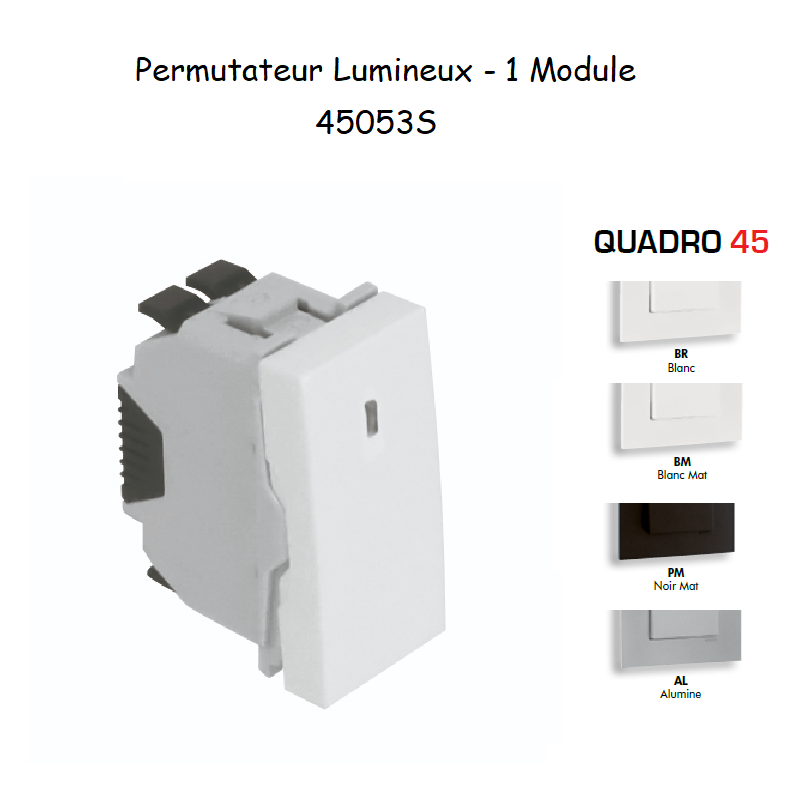 Permutateur Lumineux - 1 Module QUADRO 45