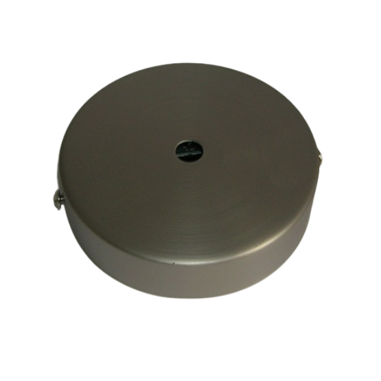 Rosace plafond pour lustre - CHROME MAT