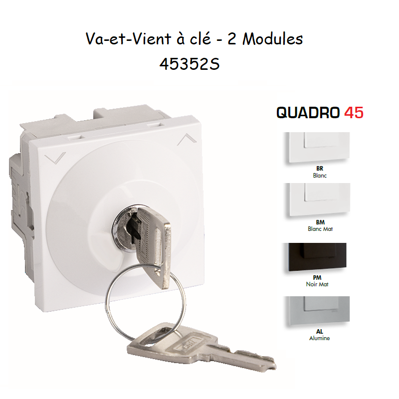 Va-et-Vient à clé - 2 Modules Q45