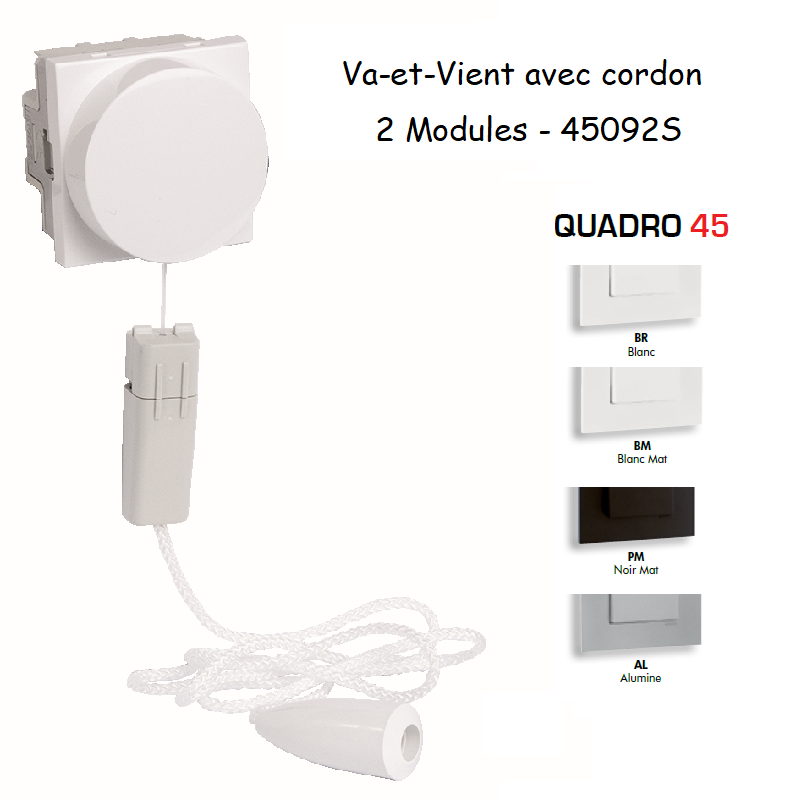 Va-et-Vient à cordon - 2 Modules MEC Q45
