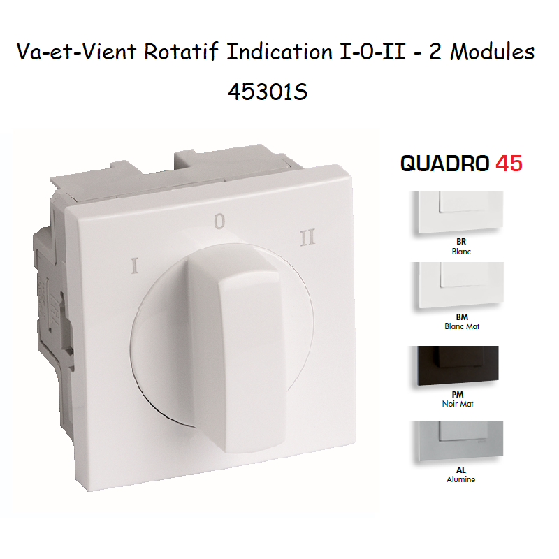 Va-et-Vient Rotatif - 2 modules Q45